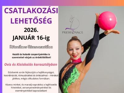 Csatlakozási lehetőség 2026. január 16-ig Csatlakozási lehetőség 2026. január 16-ig