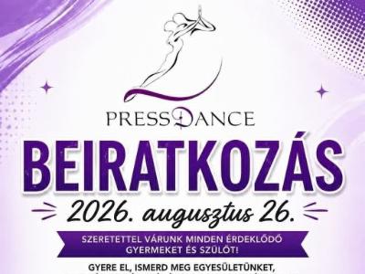 2026. augusztus 26. - Beiratkozás 2026. augusztus 26. - Beiratkozás