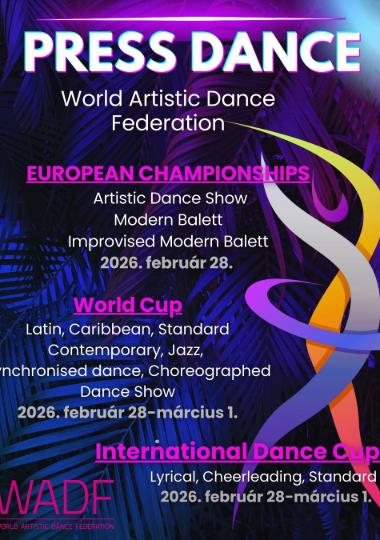 WADF-European Championships World Cup International Dance Cup 2026 WADF-European Championships World Cup International Dance Cup 2026